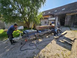 Tračna pila za debla TP-600 mobilní , | Tehnika za pilanje | Мašine za obradu drveta | Drekos Made s.r.o