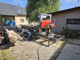 Tračna pila za debla TP-600 mobilní , | Tehnika za pilanje | Мašine za obradu drveta | Drekos Made s.r.o
